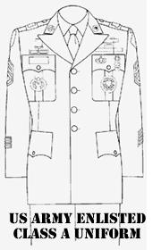 US Army Class A uniform