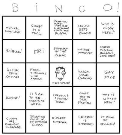 House Bingo