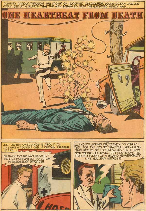 Dr. Dan Dazzler - One Heartbeat From Death - page 1