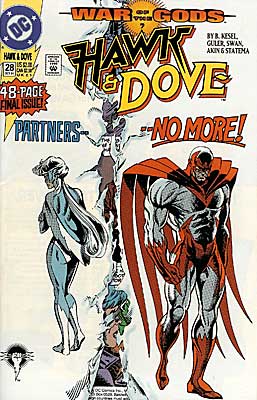 cover, Hawk & Dove #28