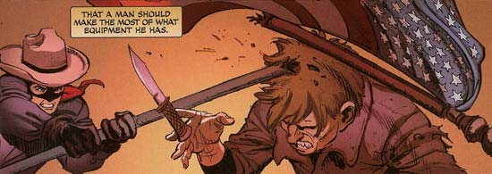scene from Lone Ranger #0