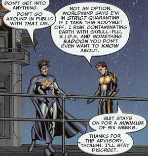 You tell me you're supposed to be in quarantine only after our long face-to-face conversation? scene from Nova #2