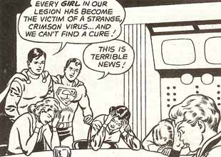 scene from Adventure Comics #313