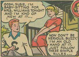 Buzzy Asks 'Do You Know How To Be A Good Baby-Sitter?' Click for the full page