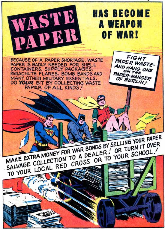 Waste Paper Has Become a Weapon of War