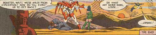 harsh words from Booster final scene, Booster Gold #17