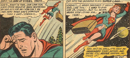 a scene from Superman's Girlfriend Lois Lane #26