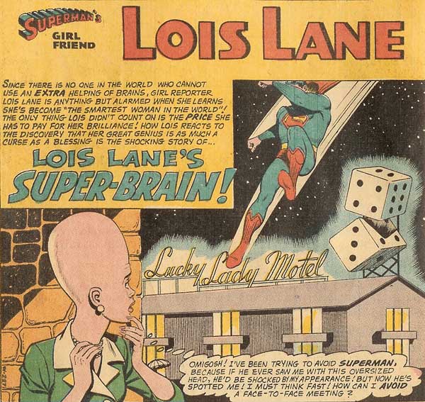 Splash panel from Superman's Girlfriend Lois Lane #27