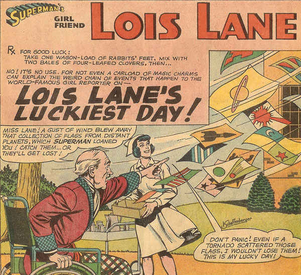 Splash Panel from Superman's Girlfriend Lois Lane #50
