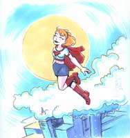 Lea Hernande draws Supergirl Lea Hernandez draws Supergirl