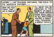 Nepotism once more saves the day scene from Action Comics #19