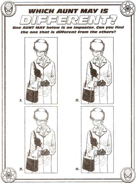 Which Aunt May is Different?