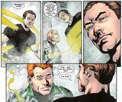 scene from Blackest Night #8