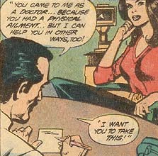 Scene from Linda Danver's soap opera. Click for the full image.
