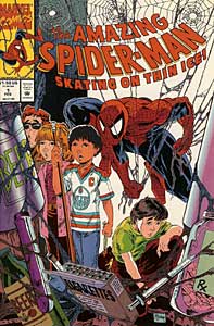 cover, The Amazing Spider-Man: Skating on Thin Ice