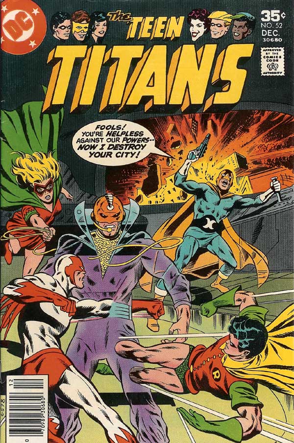 cover, Teen Titans #52