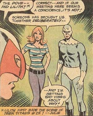 Hawk, Dove and Lilith