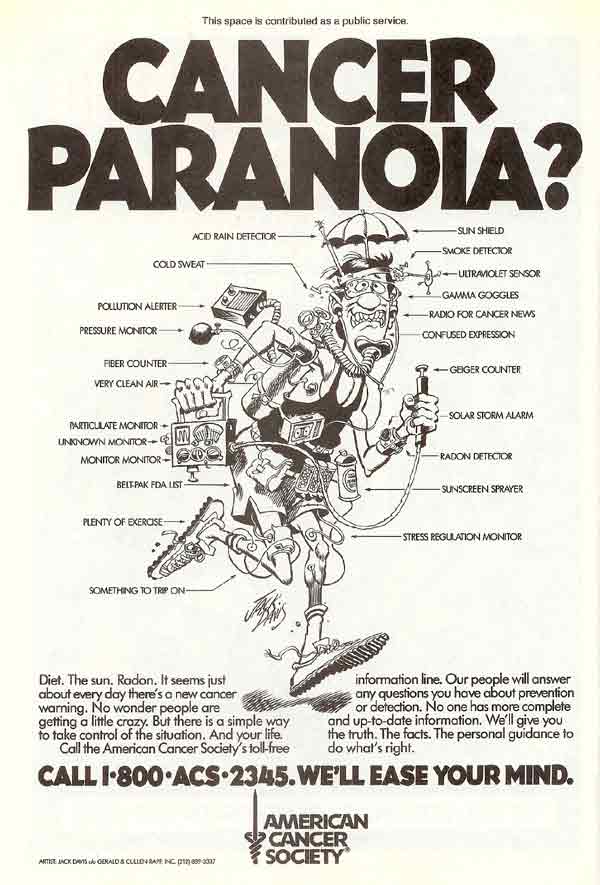 Cancer Paranoia?