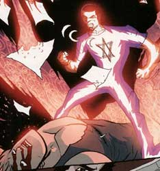 dead superhero guy (Dax), nose bleeder