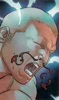 Johnny Storm has a nice artistic nosebleed - almost Dali-esque
