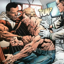Breaking Cap's shoulder