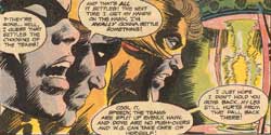 The Teen Titans ponder the teleporter
