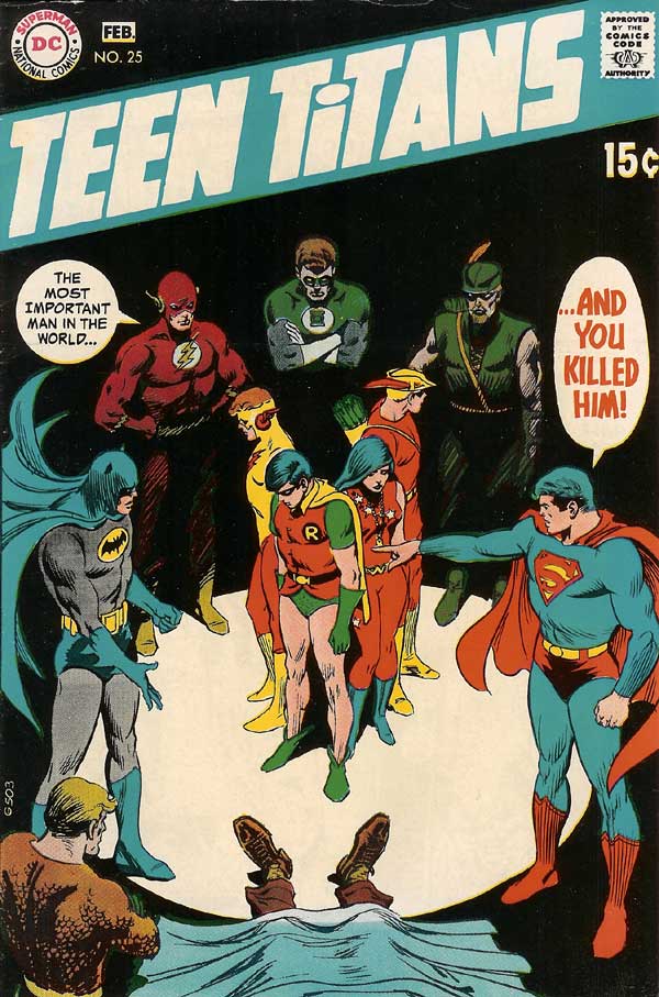 cover, Teen Titans #25