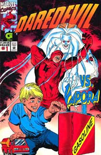 cover, Daredevil vs. Vapora