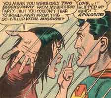 Lois tells off Superman