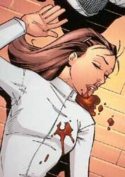 Emma Frost, chronic nose bleeder
