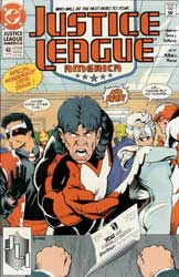 cover, Justice League America #42.  Click for a larger image.