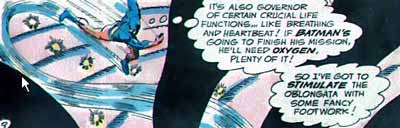 The Atom visits Batman's medulla oblongota