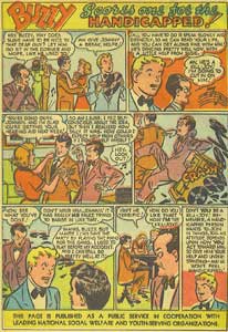 Buzzy Scores One for the Handicapped! Click for the full page.