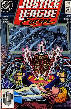 cover, Justice League Europe #9