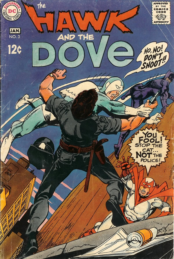 cover, The Hawk and the Dove #3