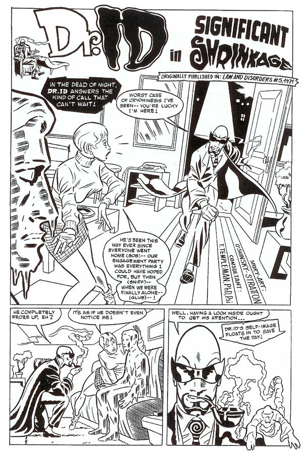 A page from Dr. Id, Psychologist of the Supernatural
