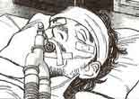 An intubated drunk