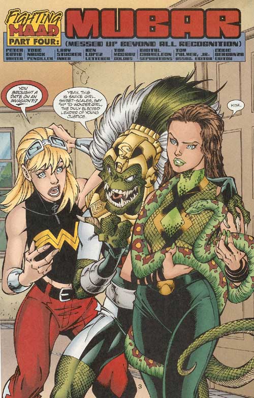 Title Page from Young Justice #50