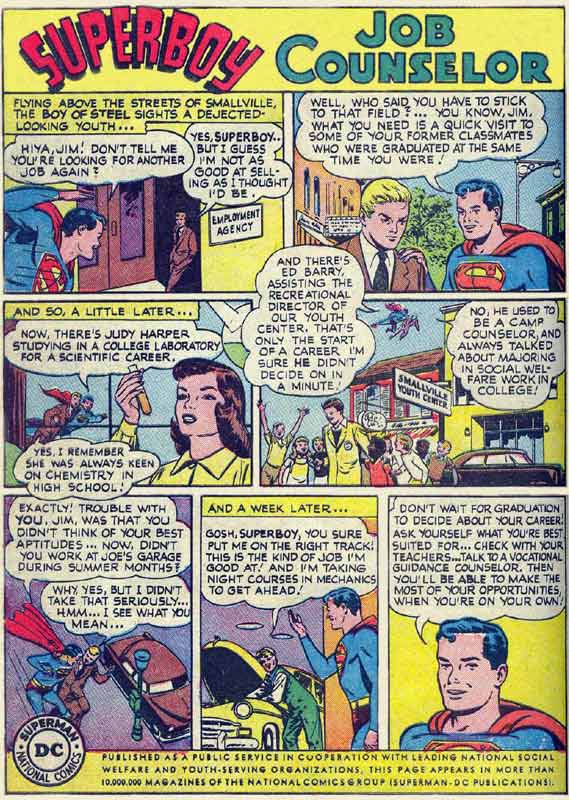 Superboy -- Job Counselor!