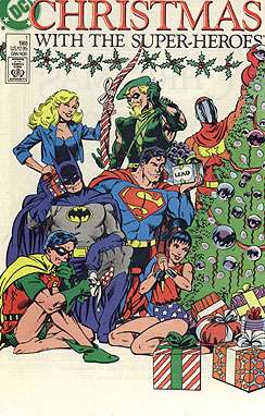 cover, Christmas with the Super-Heroes #1