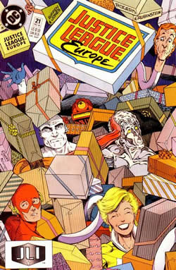 cover, Justice League Europe #21