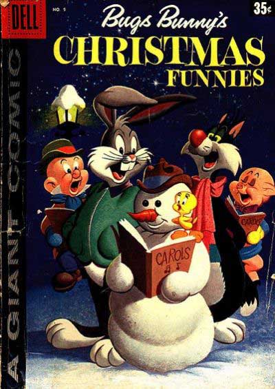 cover, Bugs Bunny's Christmas Funnies