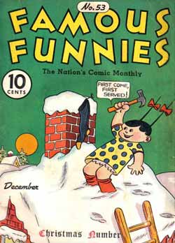 cover, Famous Funnies #53